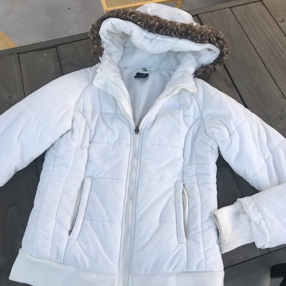The North Face White Parka